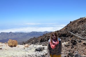 En haut du Teide à Tenerife !