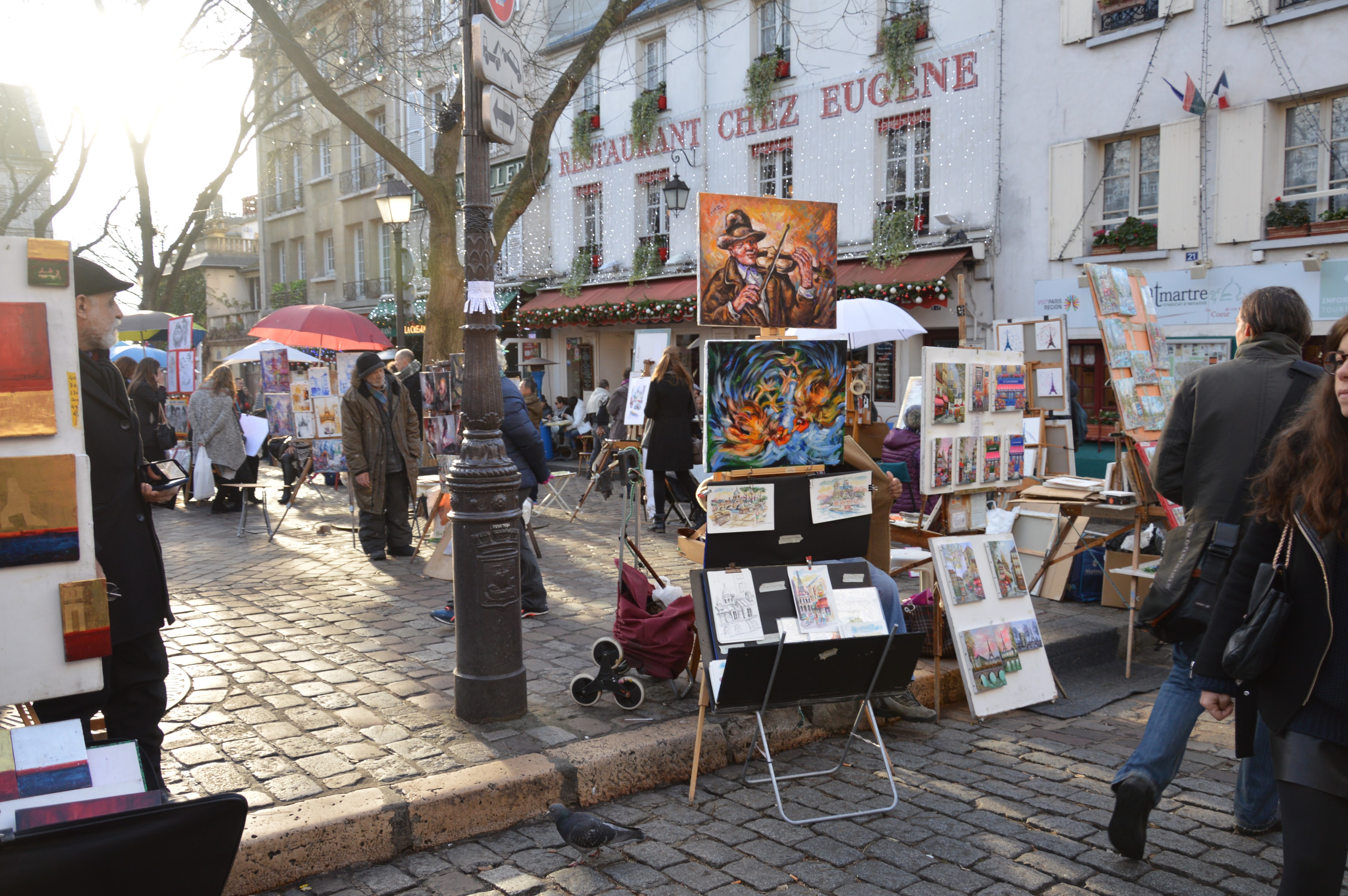 Place du Tertre – Quartier Montmartre – Paris – Voyages ici et ailleurs