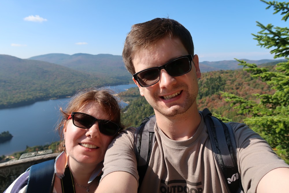 parc mont tremblant randonnée de la roche