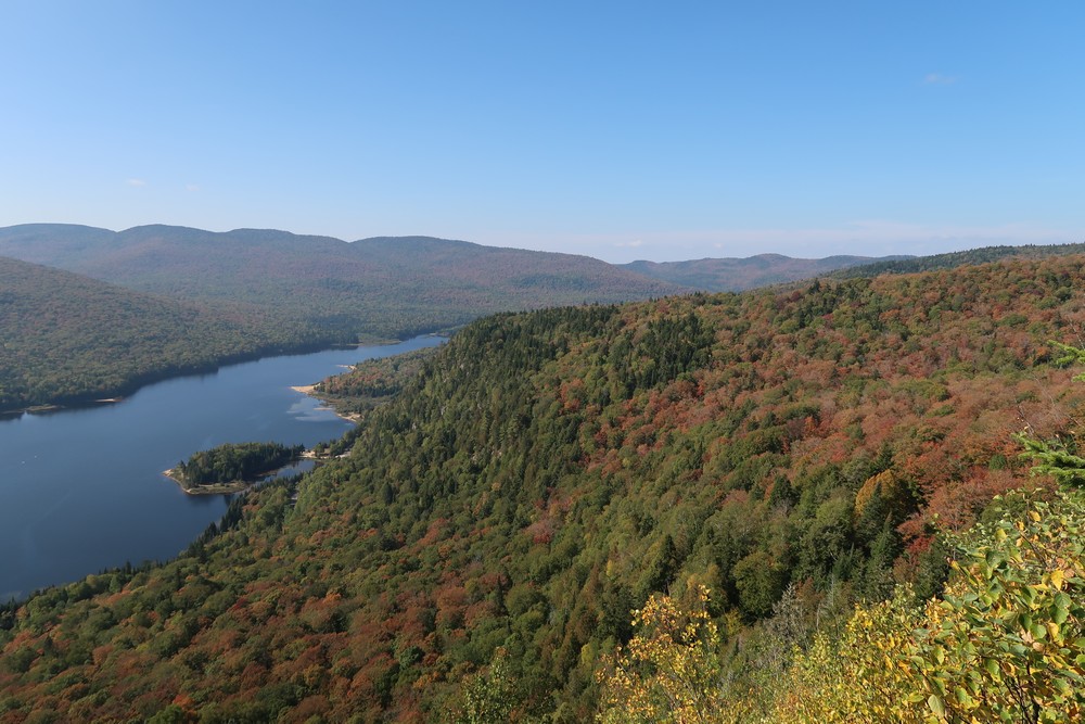 parc mont tremblant randonnée de la roche