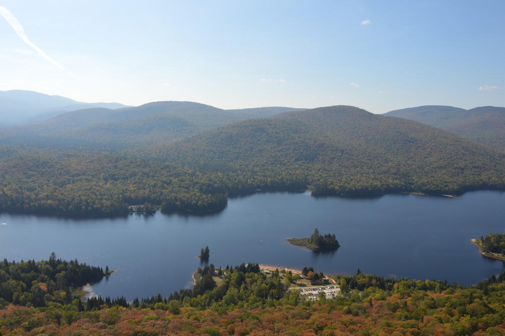 parc mont tremblant randonnée de la roche